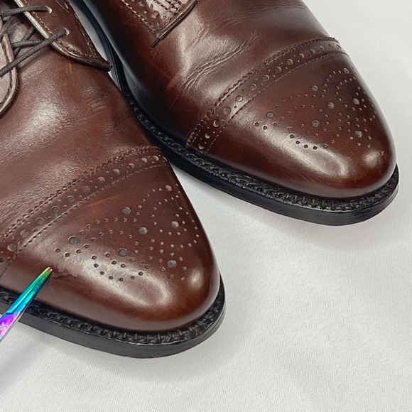 ALLEN EDMONDS Sanford Brown Sz 10 C - Picture 14 of 14